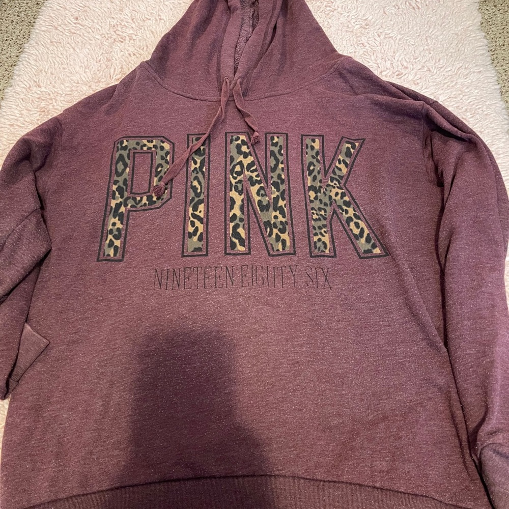 Cheetah Victoria’s Secret Pink Hoodie